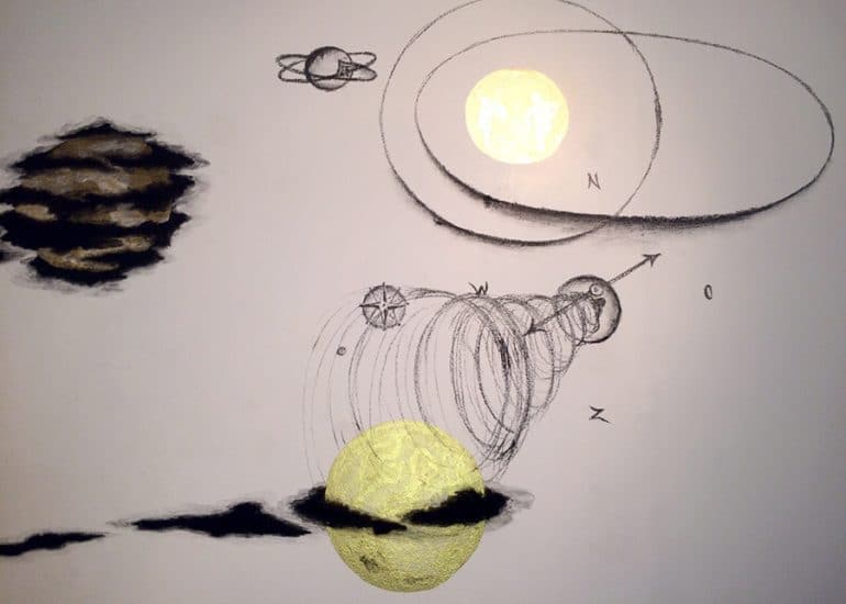 Triplica Via Muurtekening